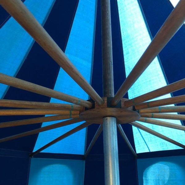 Medieval Pavilion Tent Blue - Image 2