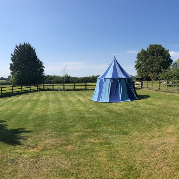 Medieval Pavilion Tent Blue - Image 3