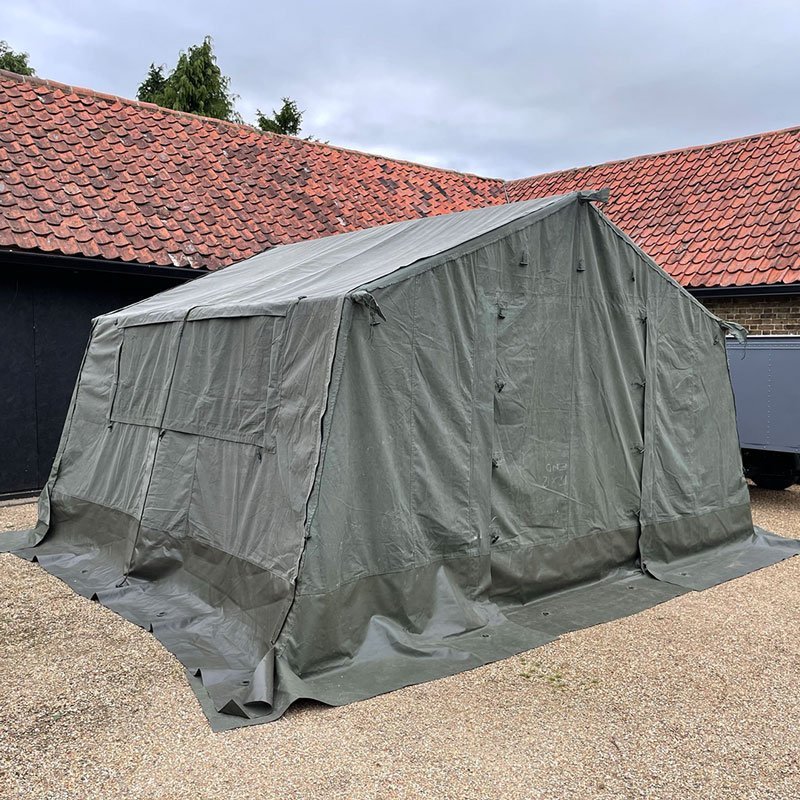 British Military Canvas Tent 12 12 Neon Monster